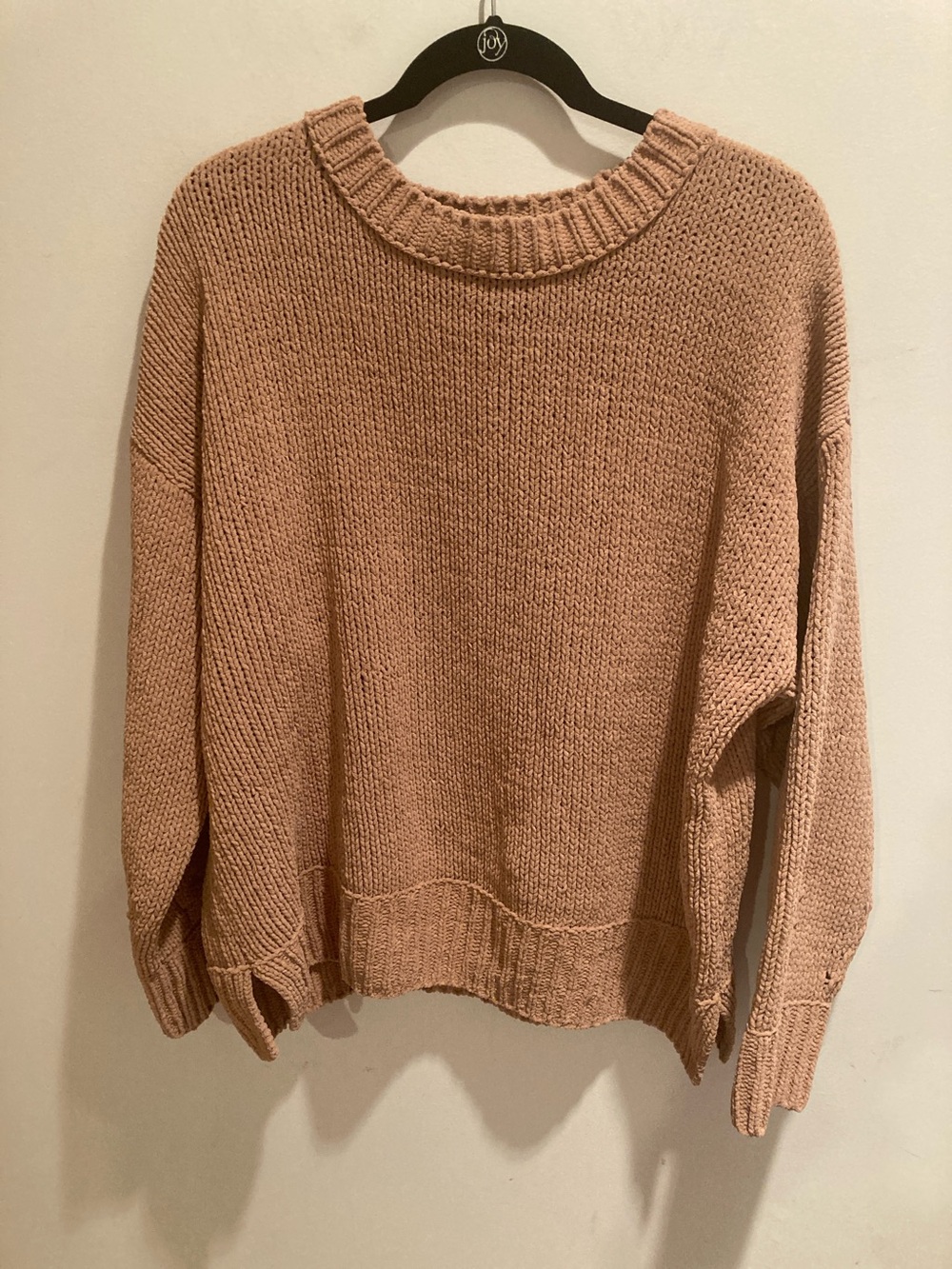 Aerie, Women's Scoop Crewneck Sweater in Carmel color way M/L